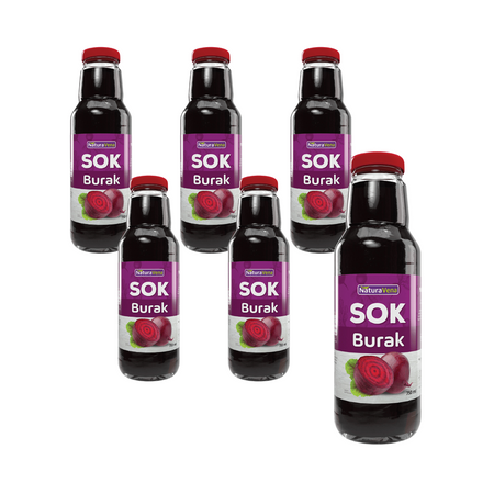 PACHET 6 x Suc de sfeclă roșie 750 ml - Naturavena