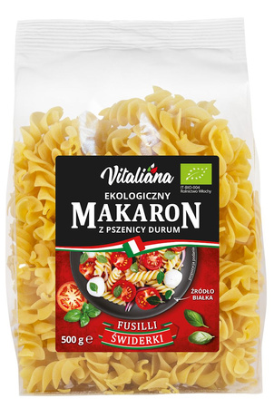 Těstoviny (z tvrdé pšenice) fusilli BIO 500 g - Vitaliana