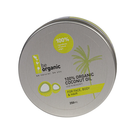 Be Organic, Olej kokosowy, 250 ml